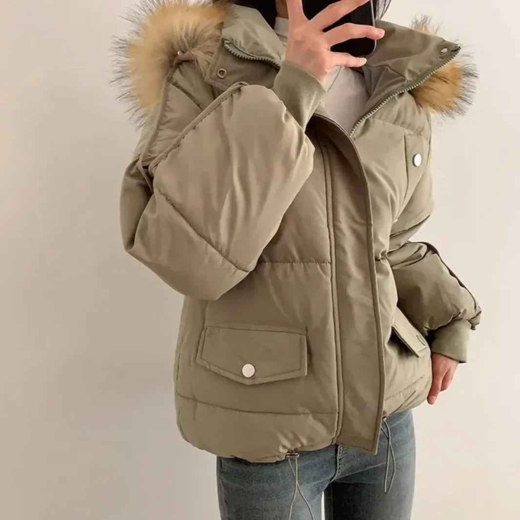Fur Patchwork Mujer Chaqurta SA092