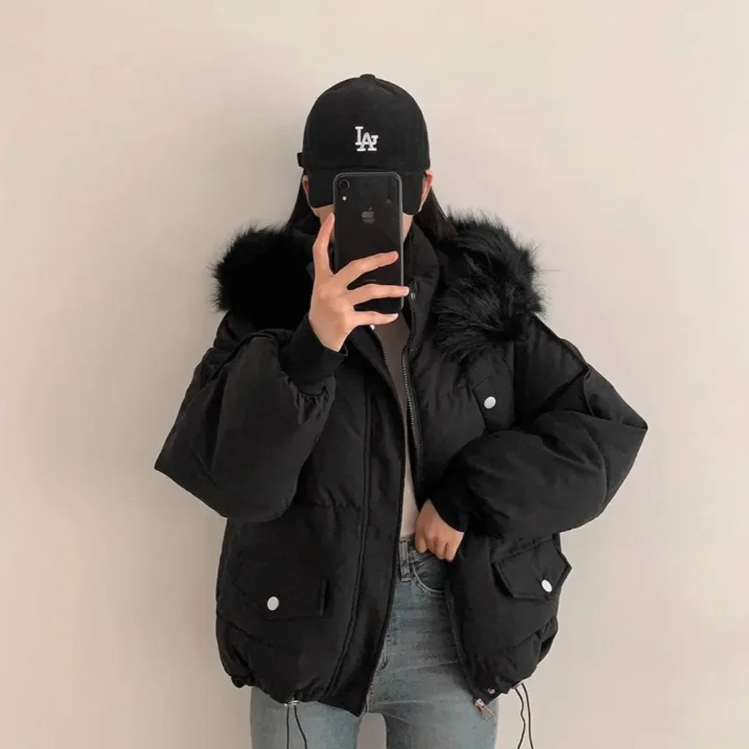 Fur Patchwork Mujer Chaqurta SA092