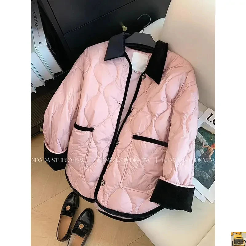 Plaid Sweet Jacket All-match SA075