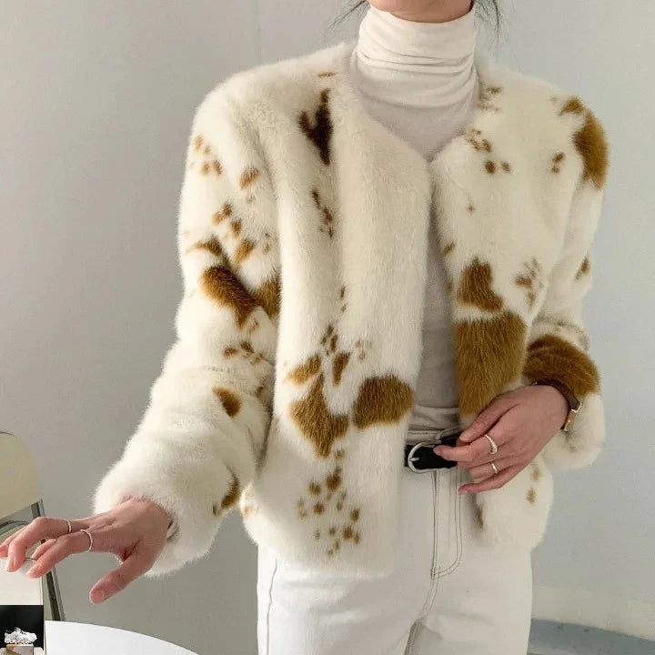 O Neck Panelled Print Women Clothing Jacket
