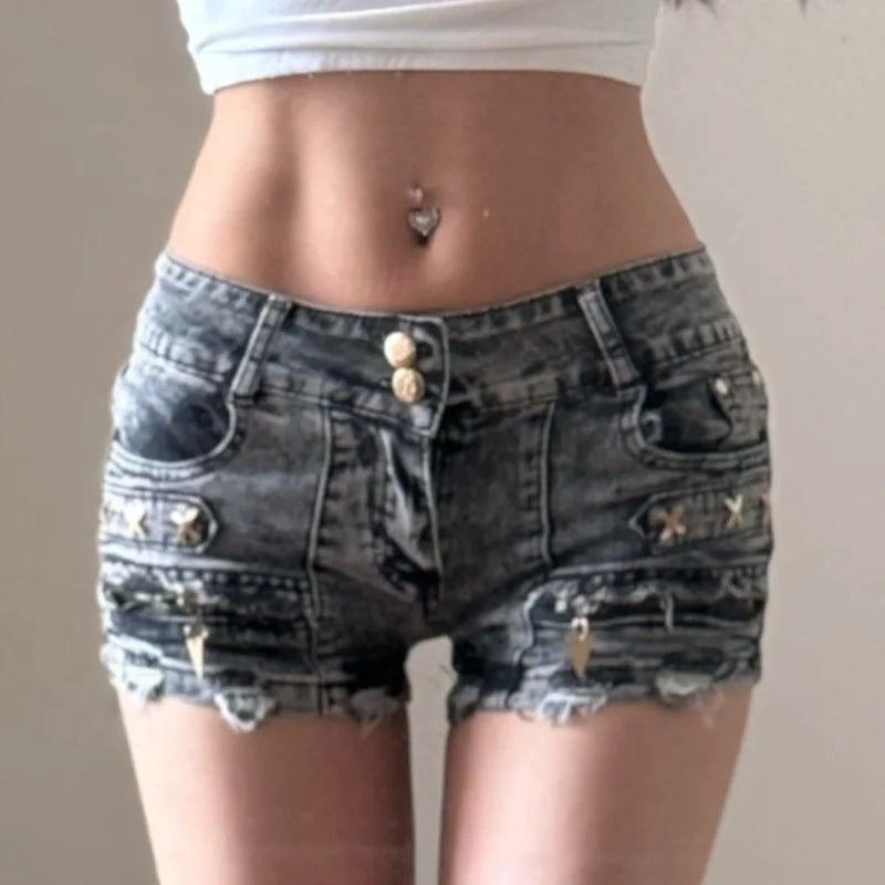 Vintage Popular Heavy Hip Hop Punk Girl Bottoms SA199