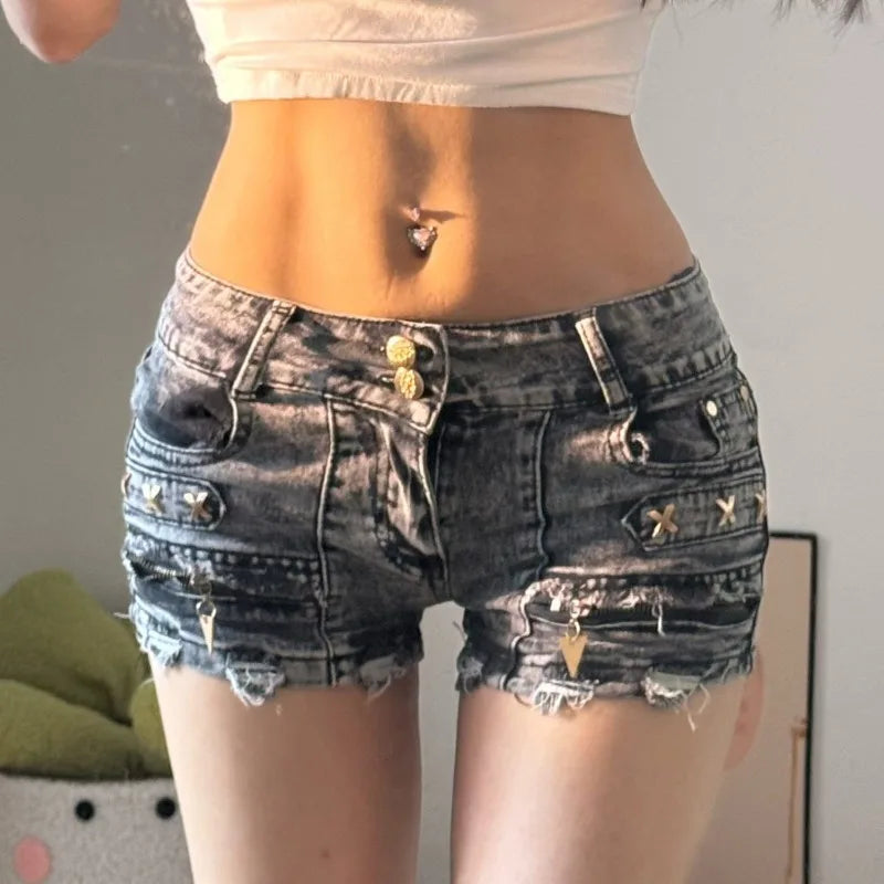 Vintage Popular Heavy Hip Hop Punk Girl Bottoms SA199