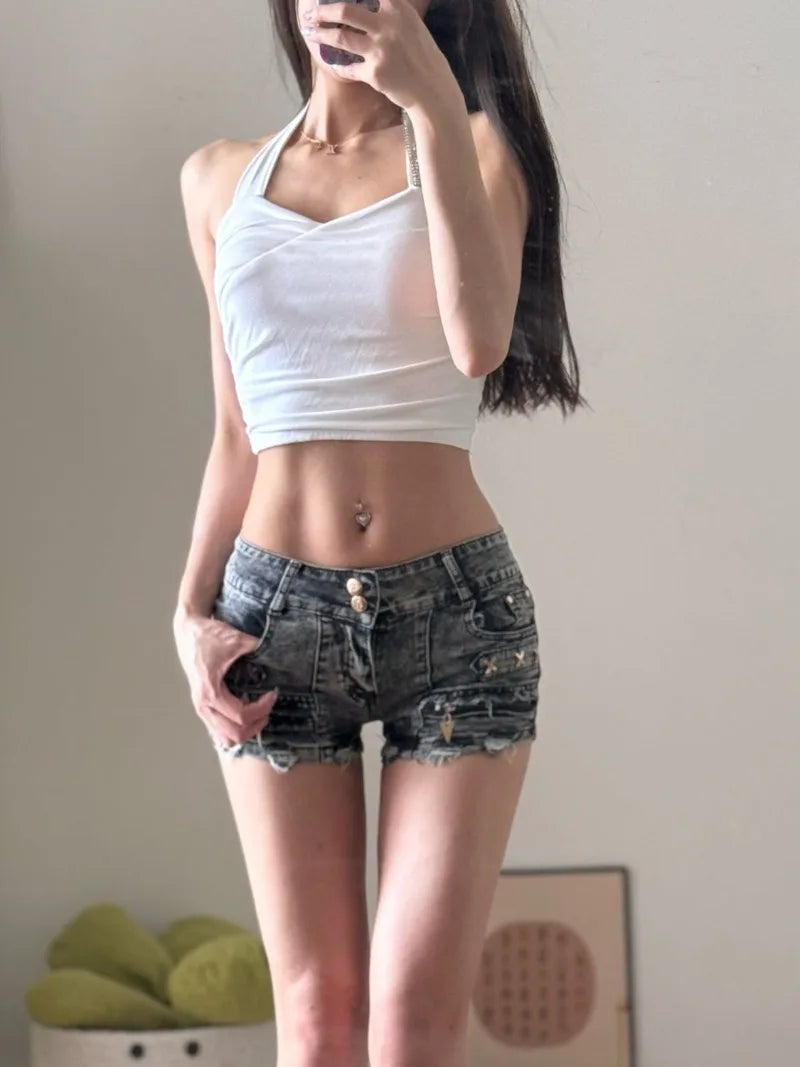 Vintage Popular Heavy Hip Hop Punk Girl Bottoms SA199