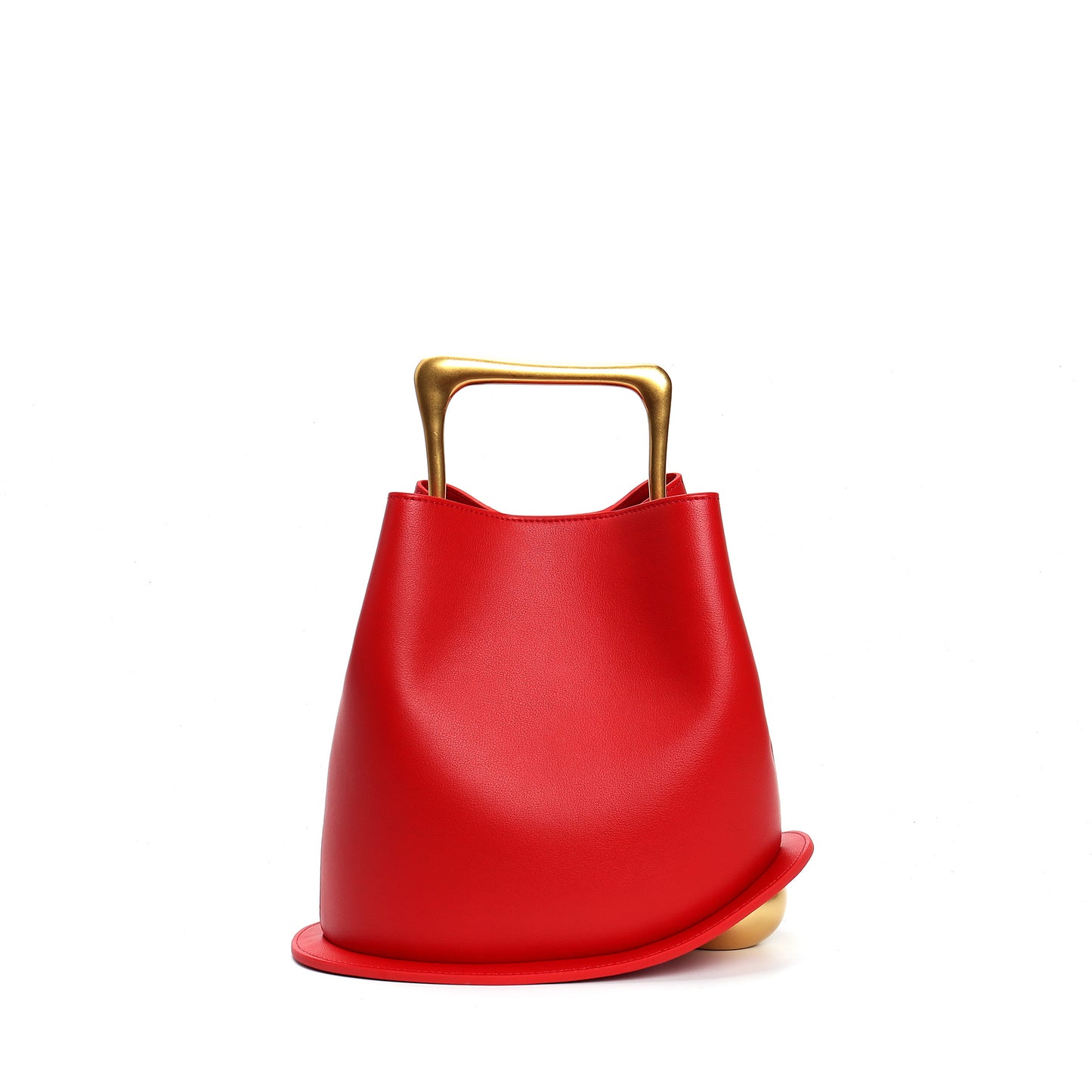 Bucket Bag Wooden Portable Messenger Bag Female 58A690