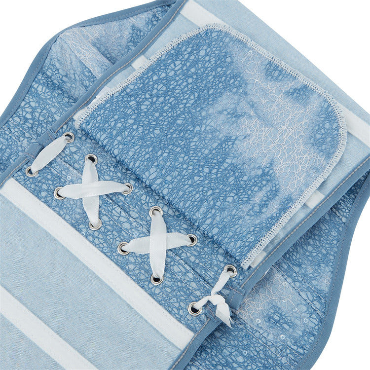 Blue Denim Rose Women's Tube Top 69A641