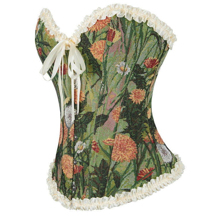Oil Painting Women's Waist Court Shapewear 69A642