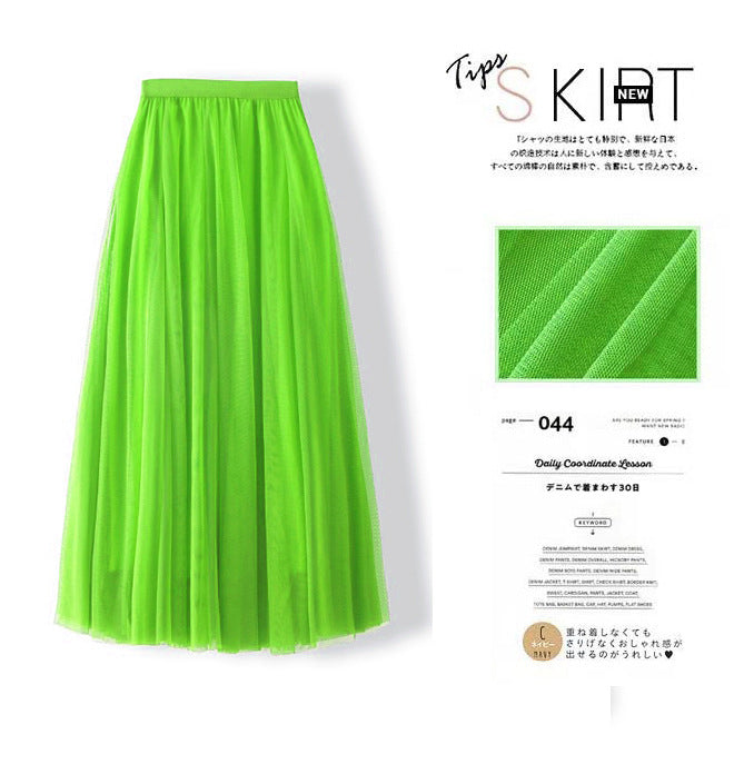 A Mesh Skirt 69A688