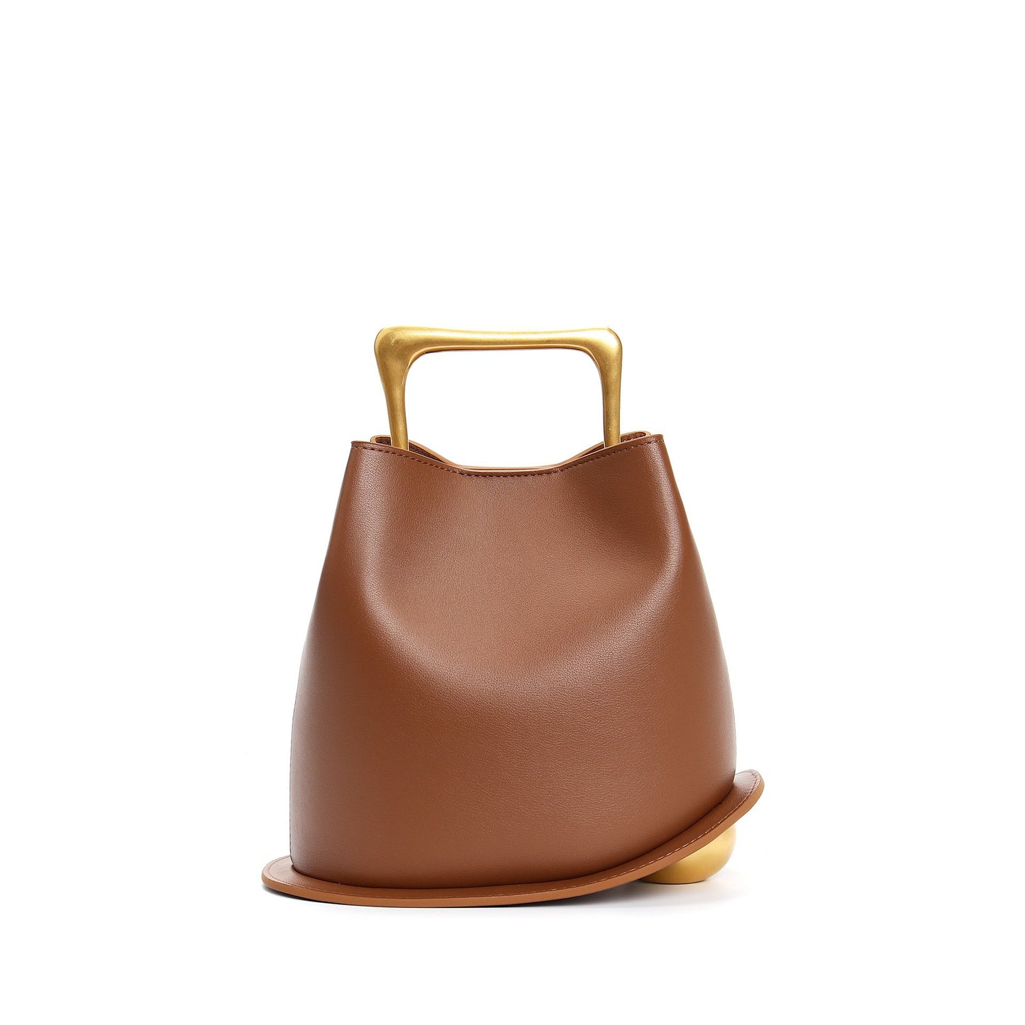 Bucket Bag Wooden Portable Messenger Bag Female 58A690