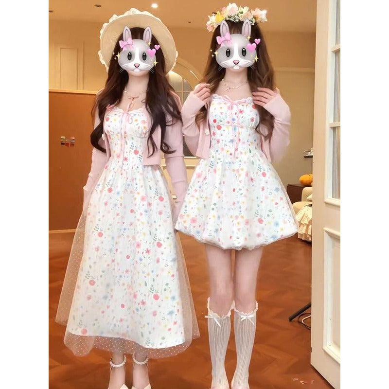 Floral Suspender Dress US 64D174
