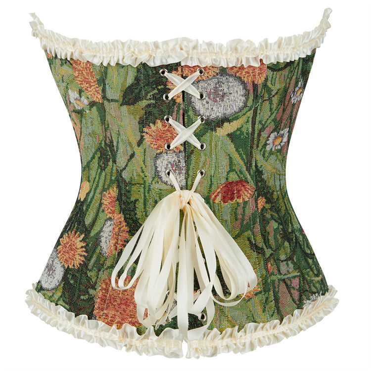 Oil Painting Women's Waist Court Shapewear 69A642