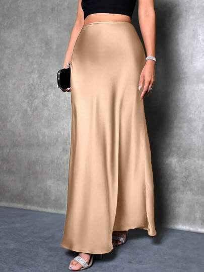 Satin Skirt 69A692