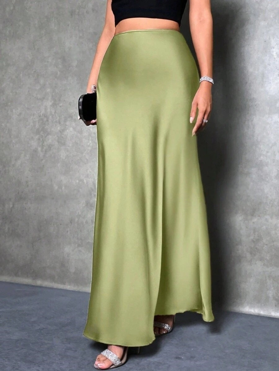 Satin Skirt 69A692