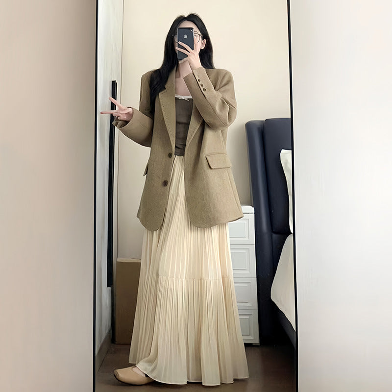 Chiffon Skirt Women's Big Pendulum Skirt Summer SA354