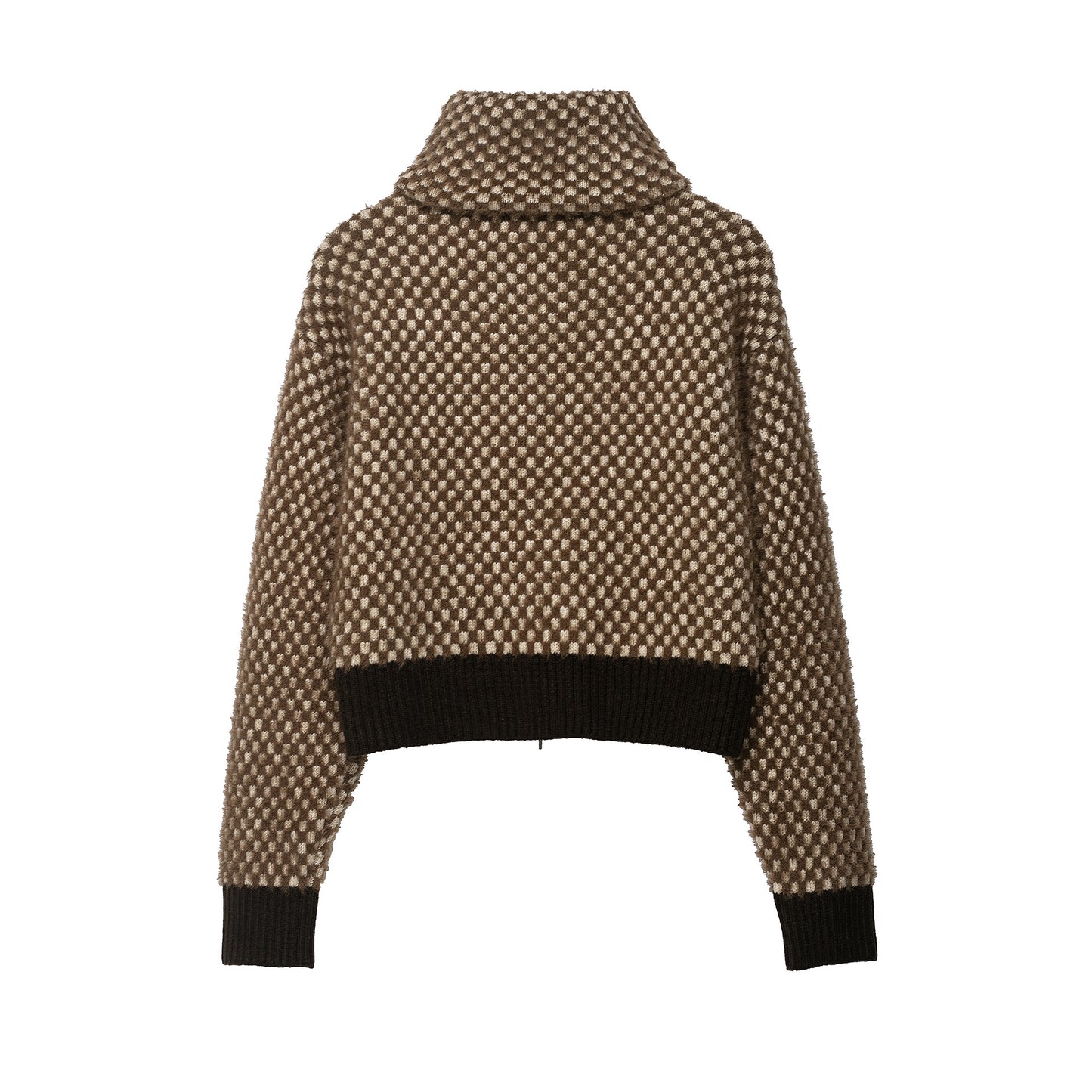 Knitted Stitching Knitted Bomber Jacket SA561
