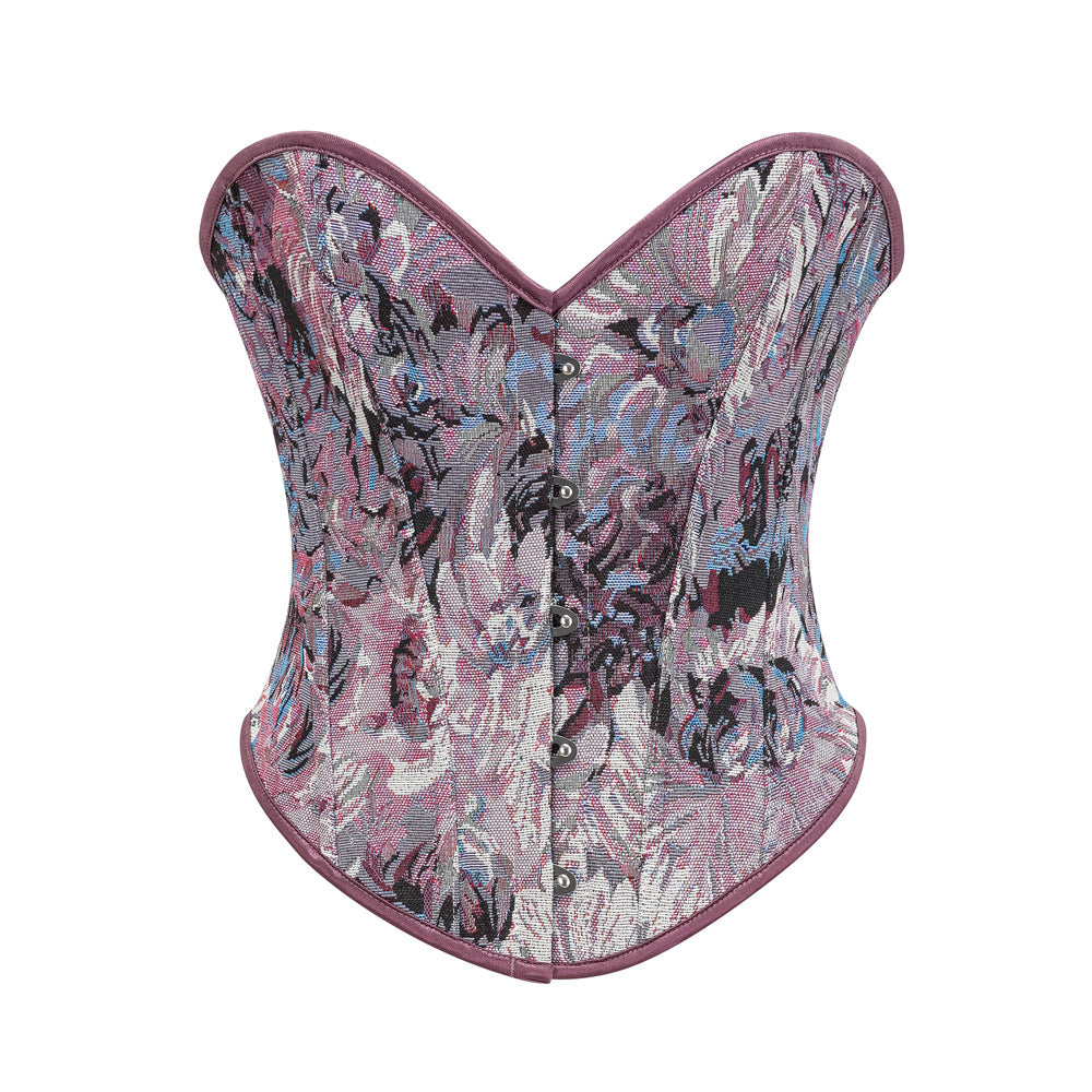 Printed Tube Top, Fishbone Corset 69A745