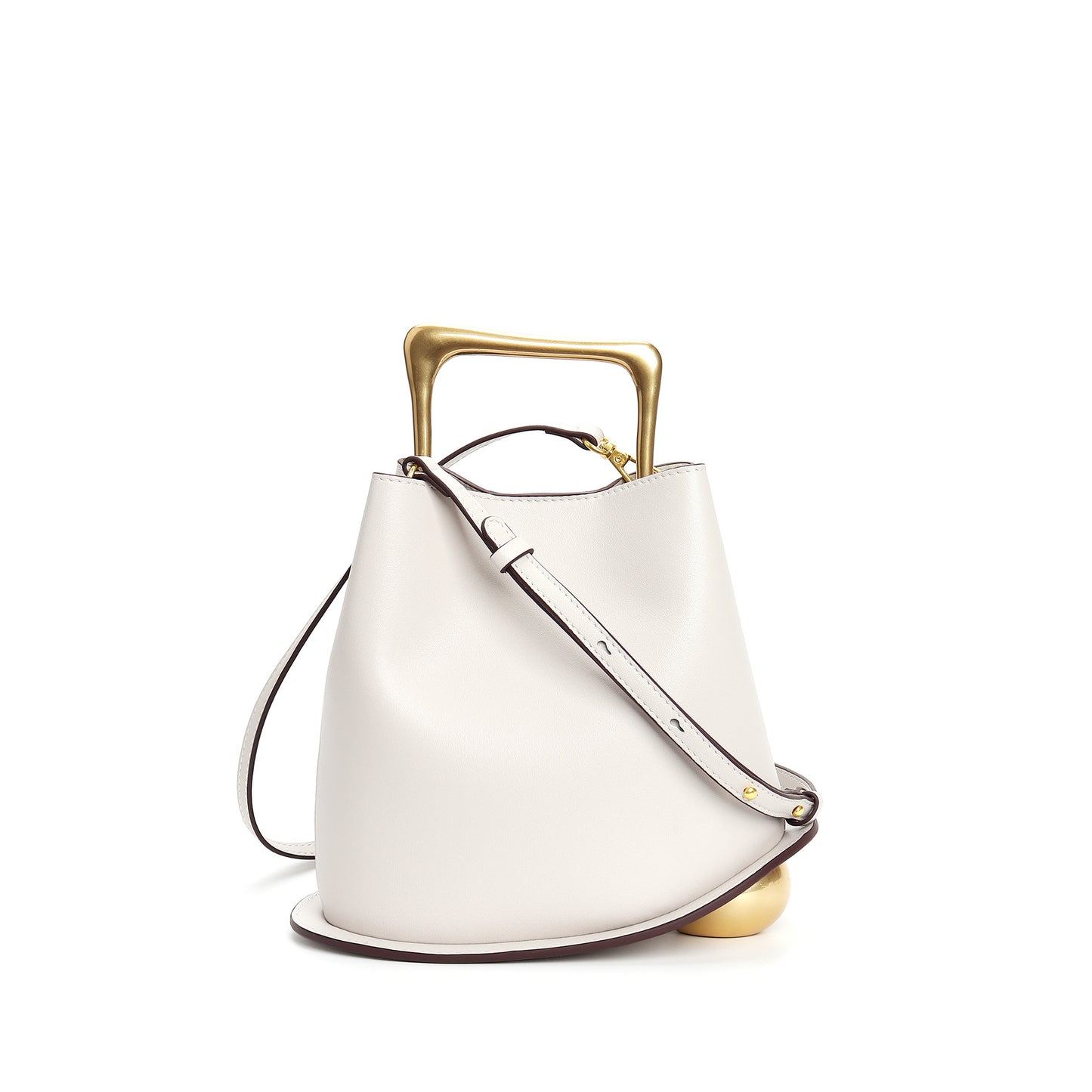 Bucket Bag Wooden Portable Messenger Bag Female 58A690