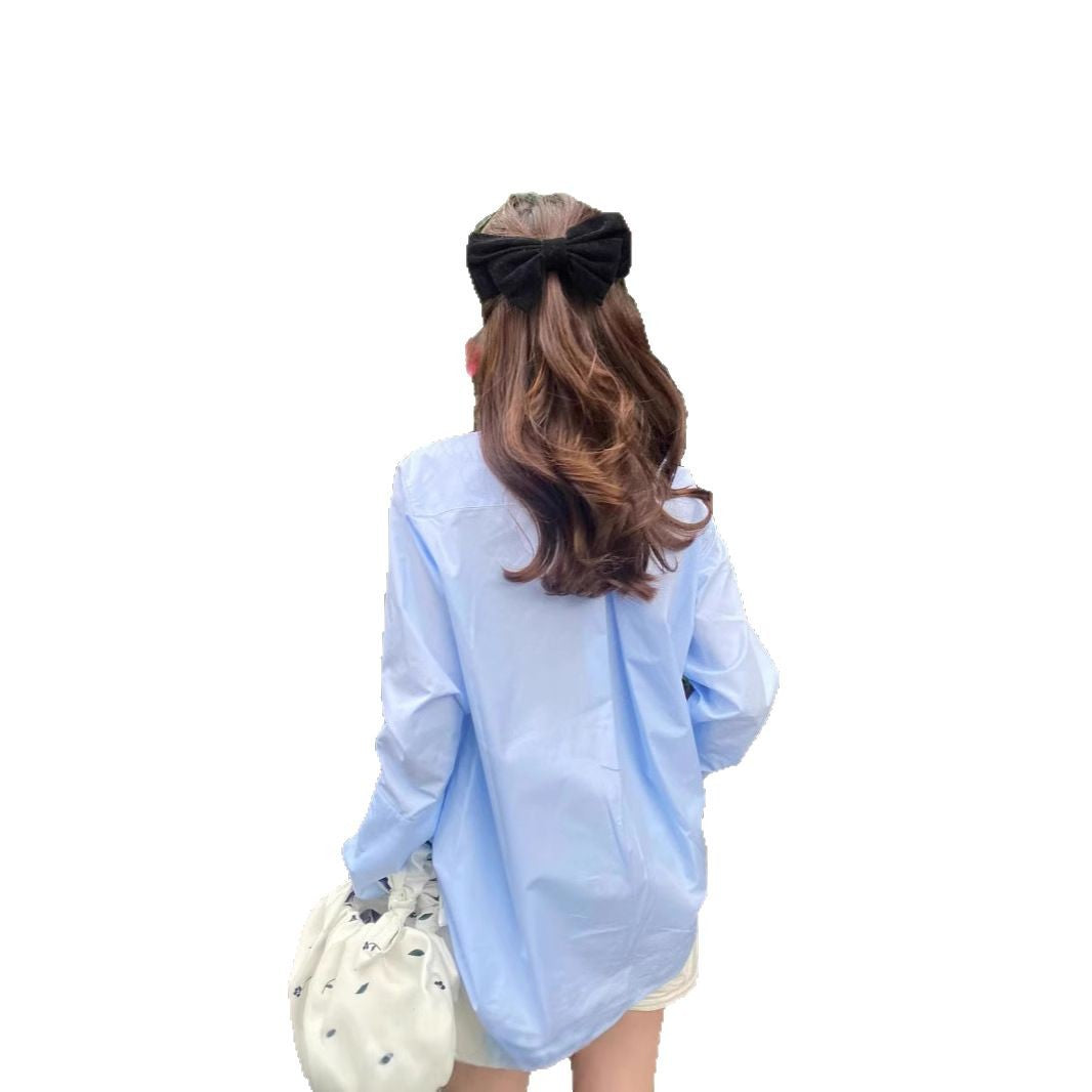 Loose long-sleeved shirt SA321