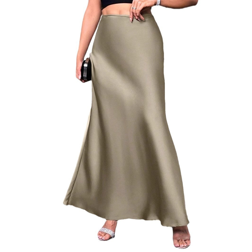 Satin Skirt 69A692