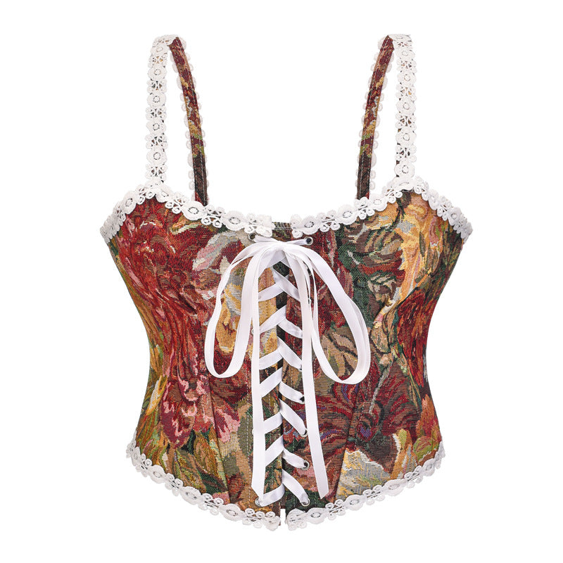 Jacquard Sling Vest Top 69A746