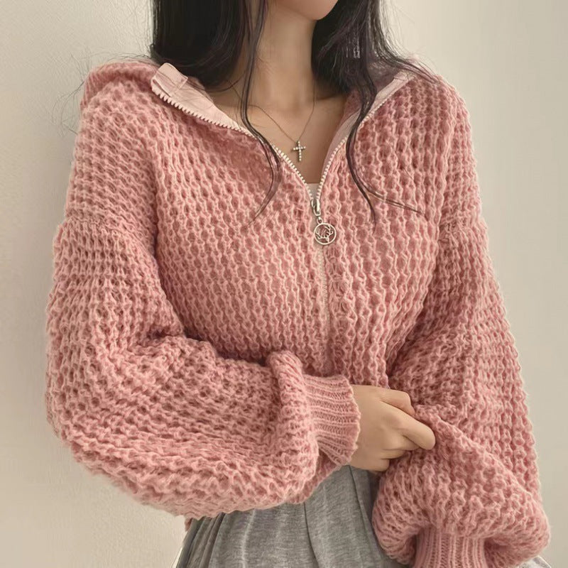 Knitted Cardigan Sweater Jacket SA376