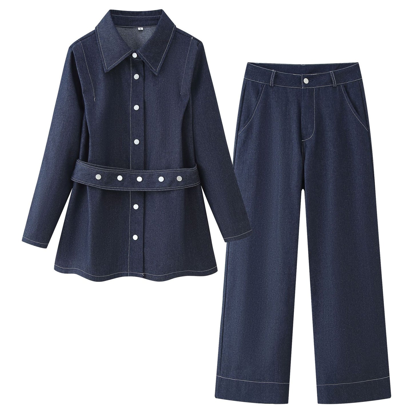Single-breasted Denim Suit SA425/SA426