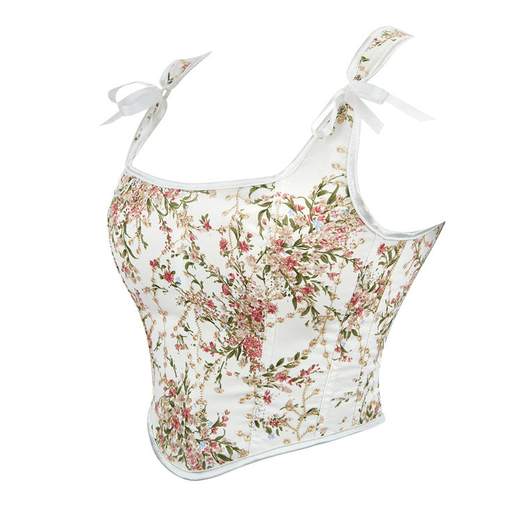 Printed Beige Women's Court Shapewear 69A660