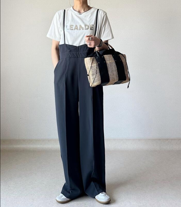 One-piece wide-leg pants SA323