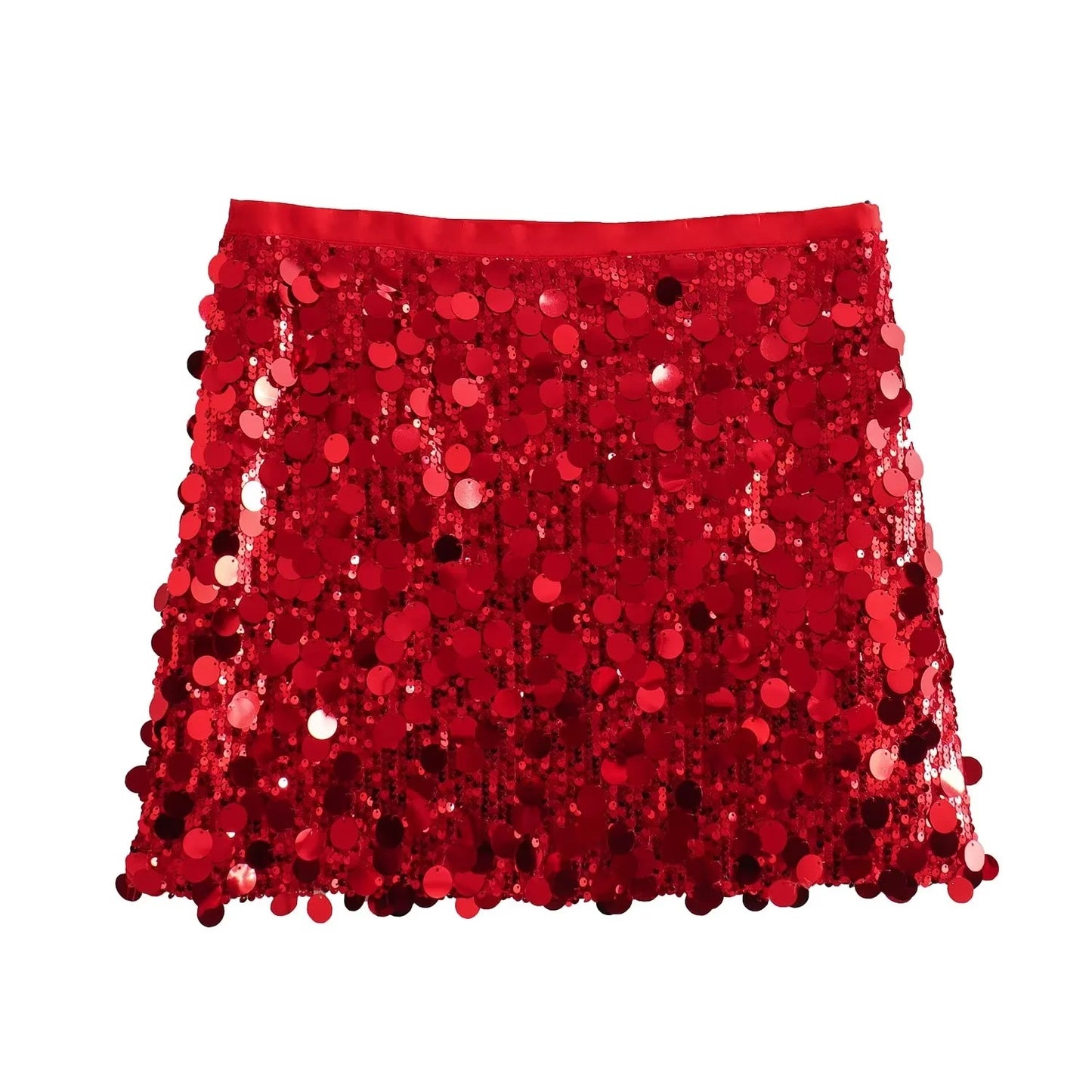 Buttocks Sequined Mini Skirt Women SA335
