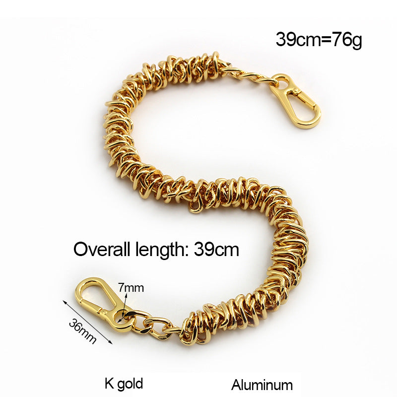 Metal Twist Thick Chain Bag Clothing Chain SA256