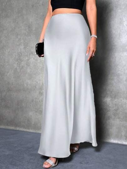 Satin Skirt 69A692
