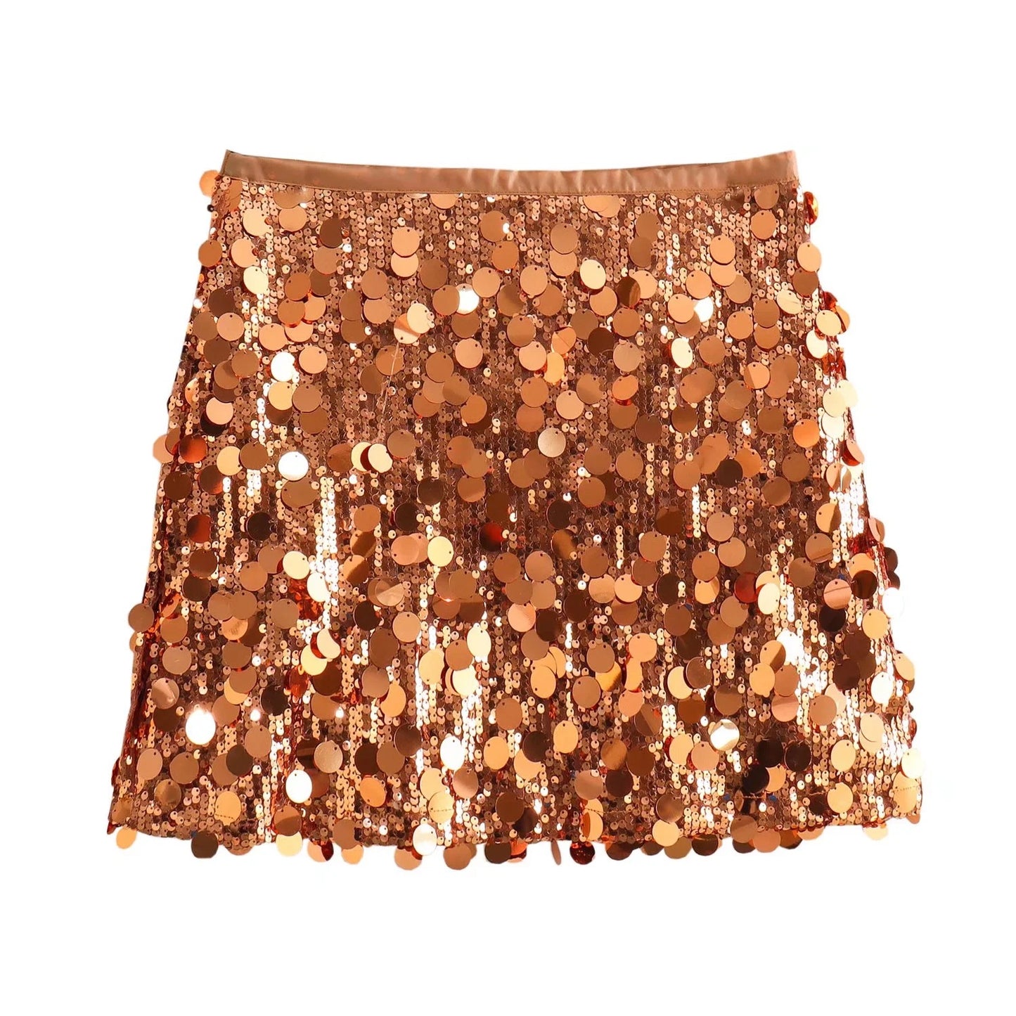 Buttocks Sequined Mini Skirt Women SA335