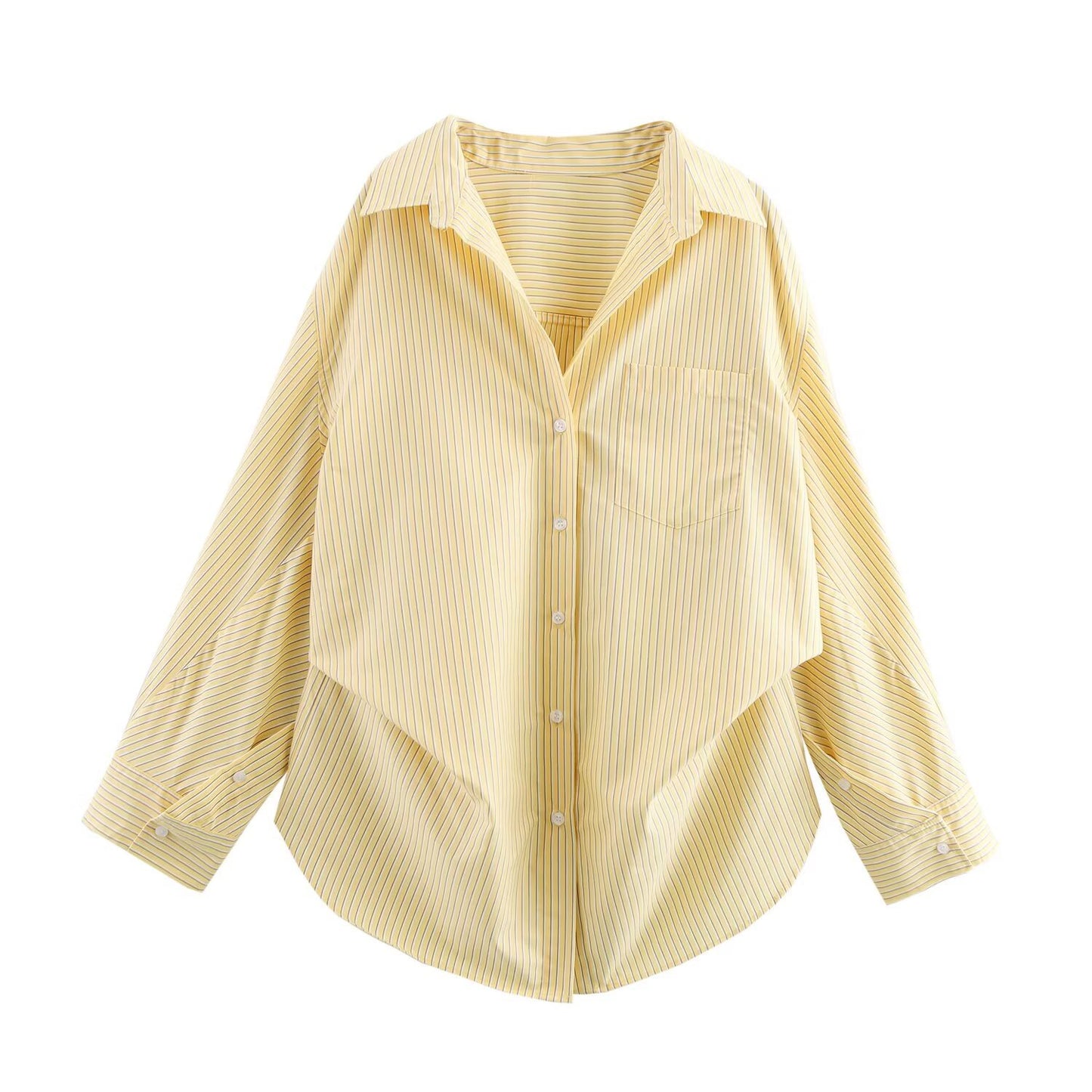 Fashion Versatile Loose Poplin Shirt Sa357/sa358