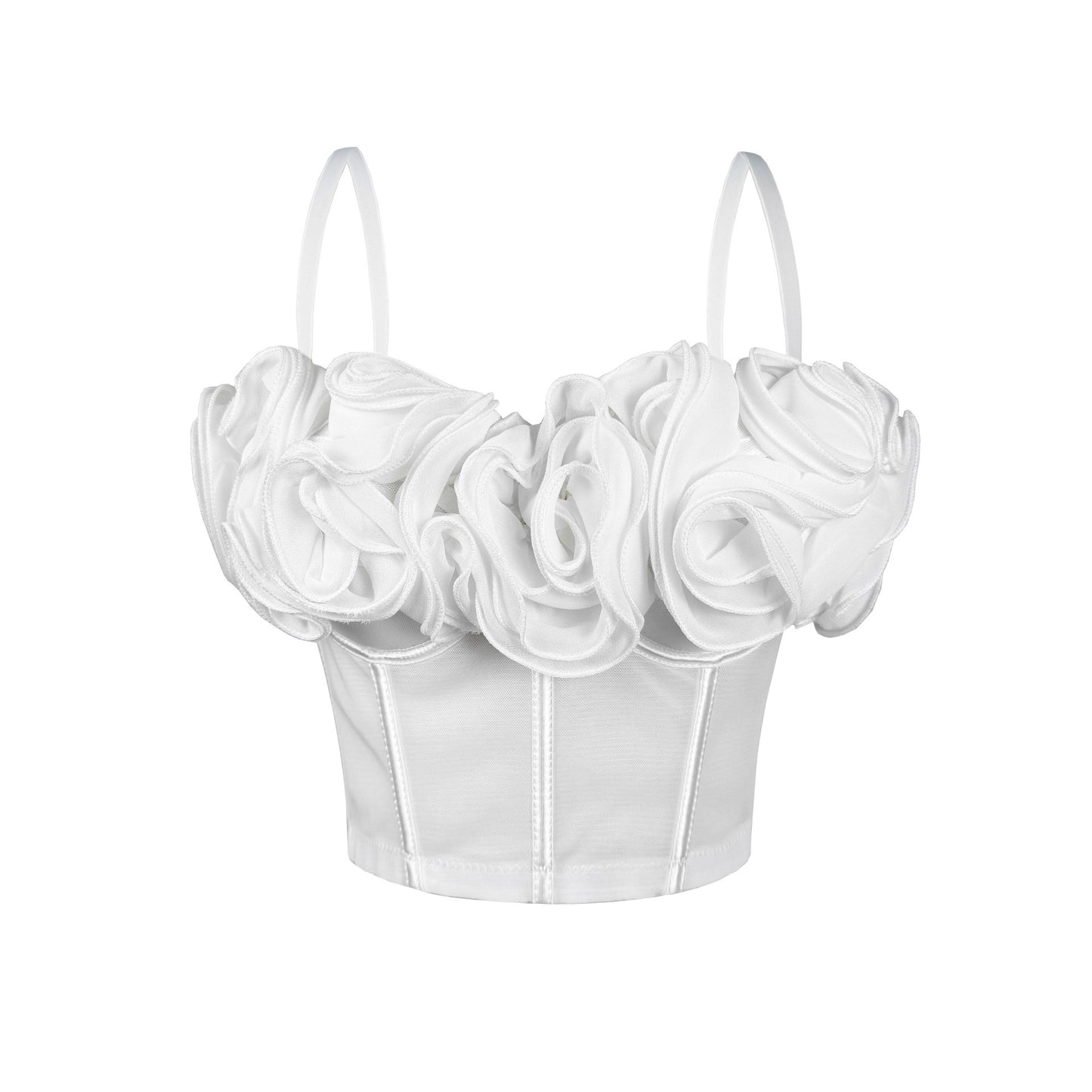 Flower Fishbone Bra Pure Desire Tube Top 69B884
