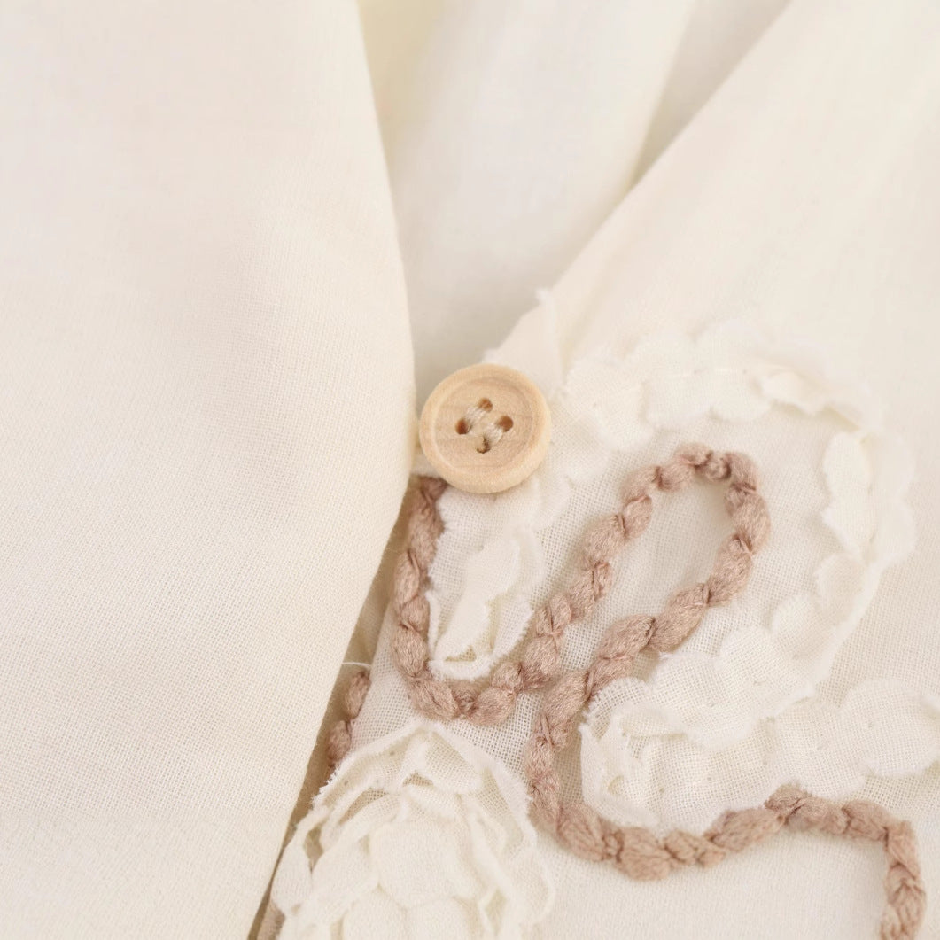 Flower Embroidered Mini Dress SA325