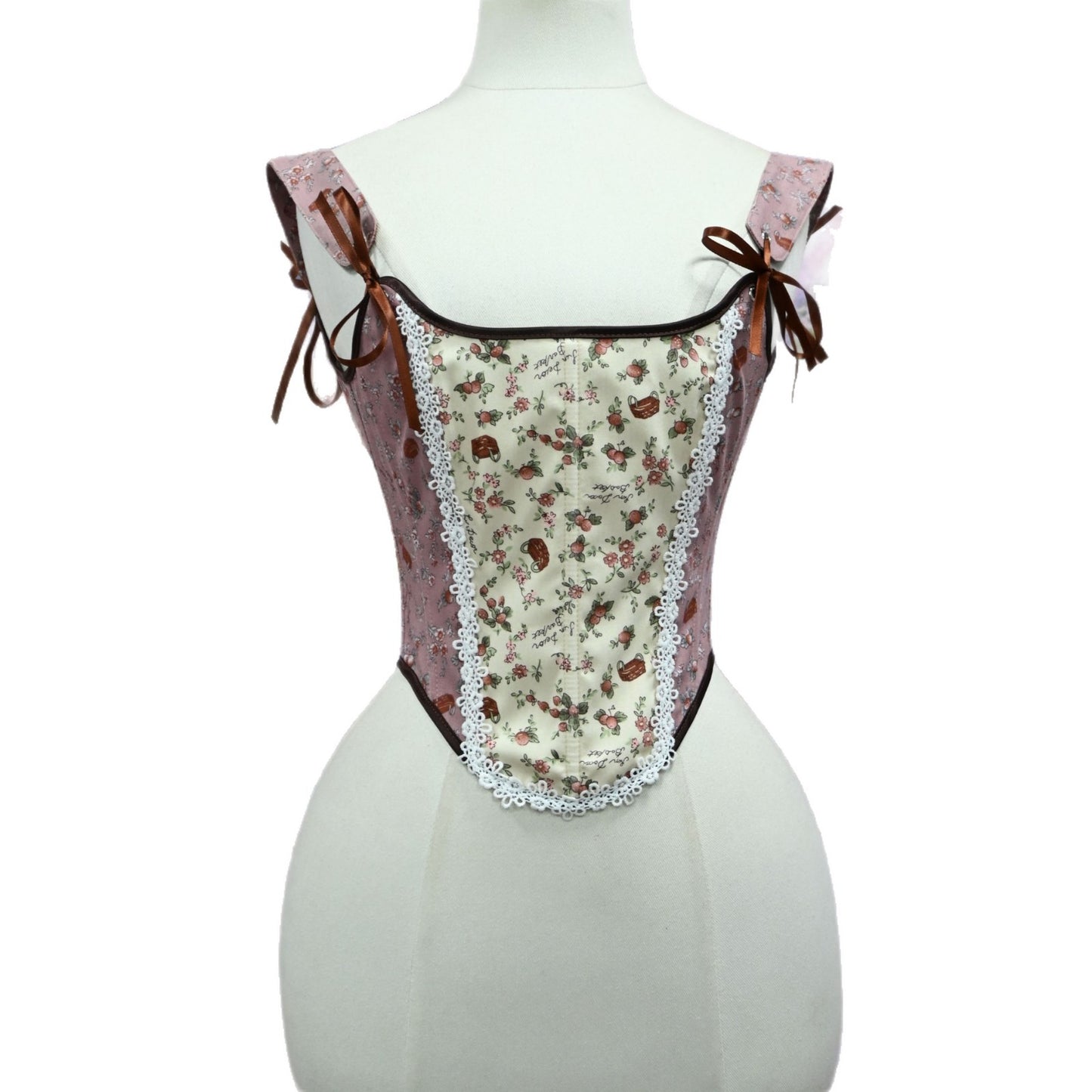 Cute Lace Fishbone Back 69B972