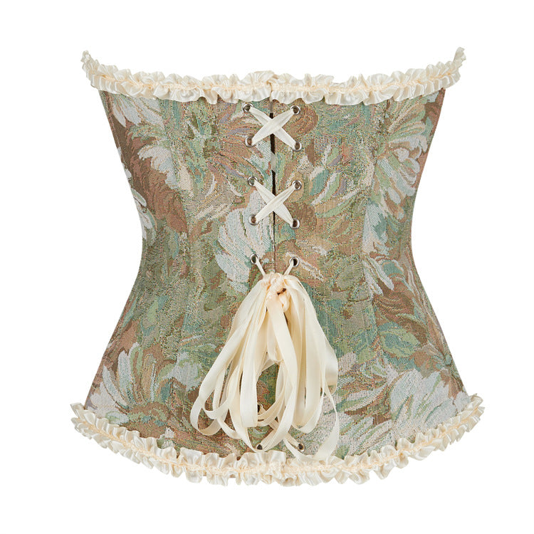 Green Apricot Lace Women's Shapewear 69A638