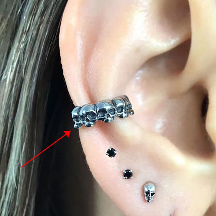 Gothic Sword Lady Stud Earrings Woman 69B902