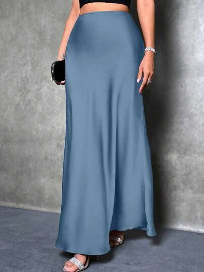 Satin Skirt 69A692