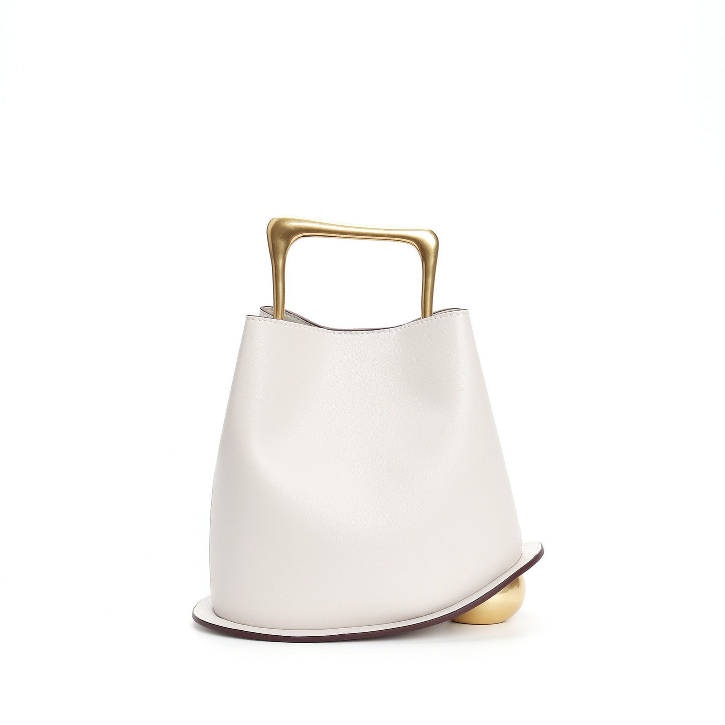 Bucket Bag Wooden Portable Messenger Bag Female 58A690