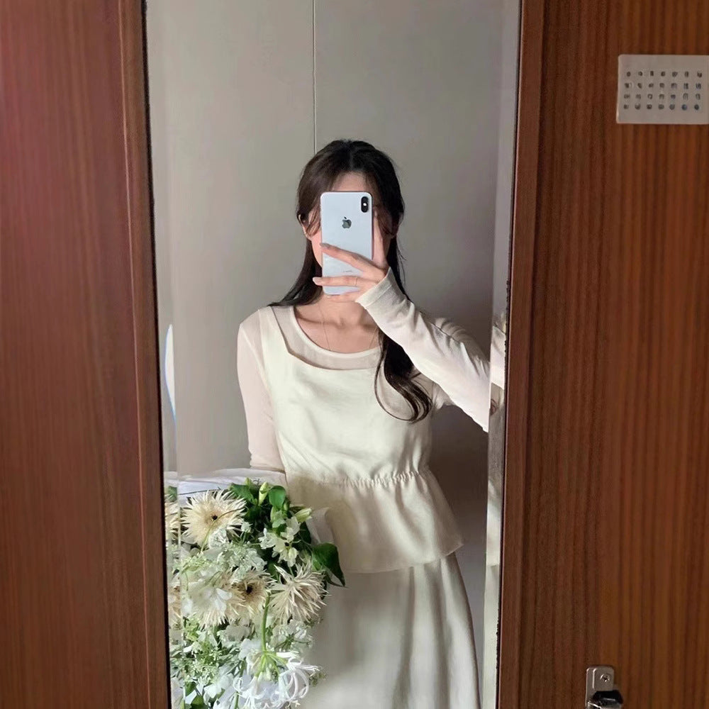 Backless Waist Suspender Skirt SA502