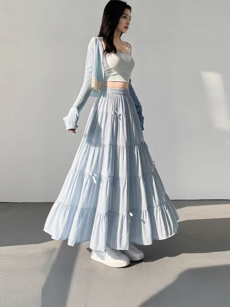 Bow skirt women 69A921