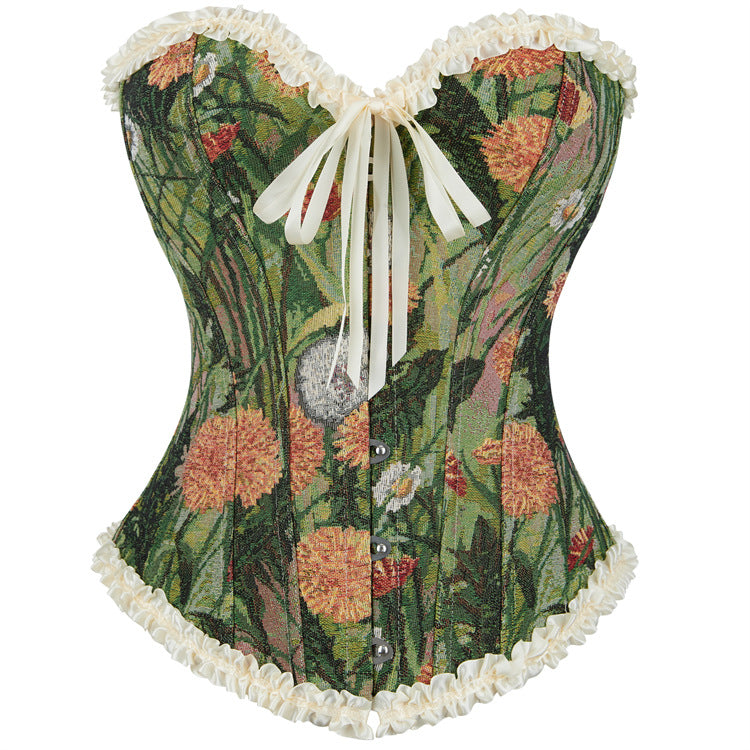 Oil Painting Women's Waist Court Shapewear 69A642