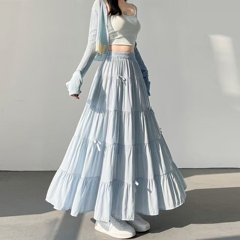 Bow skirt women 69A921