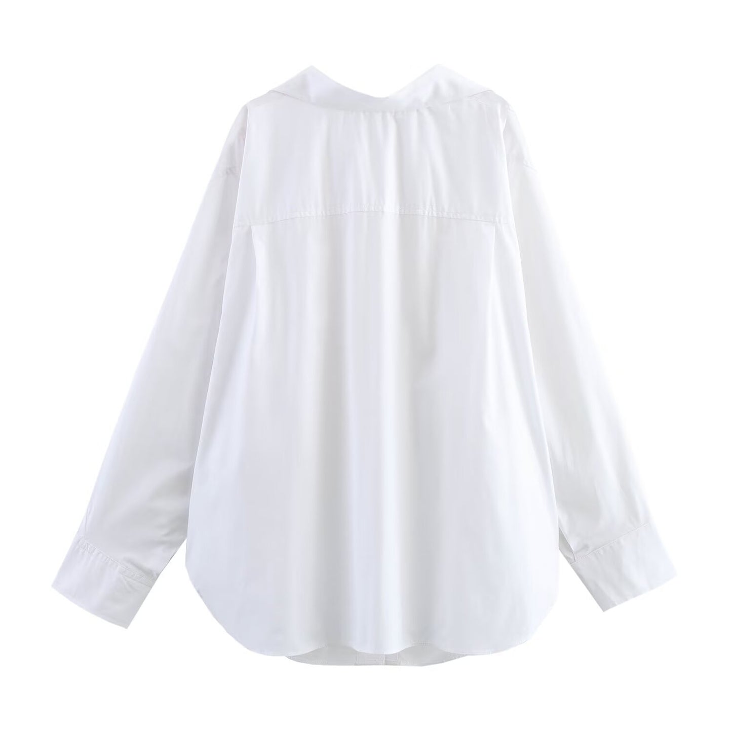 Fashion Versatile Loose Poplin Shirt Sa357/sa358