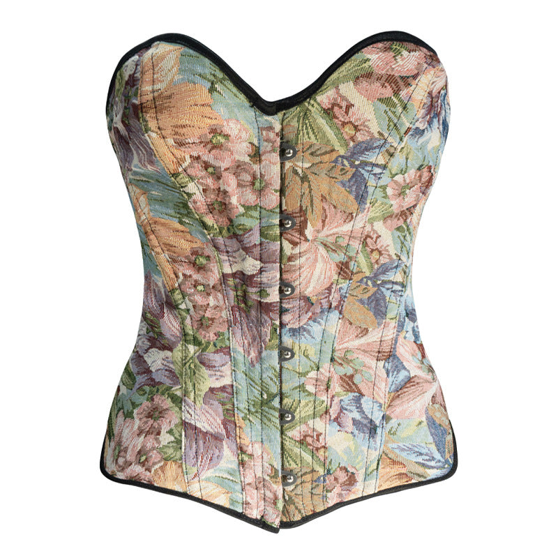 Jacquard Court Corset Belly Shapewear 69A662