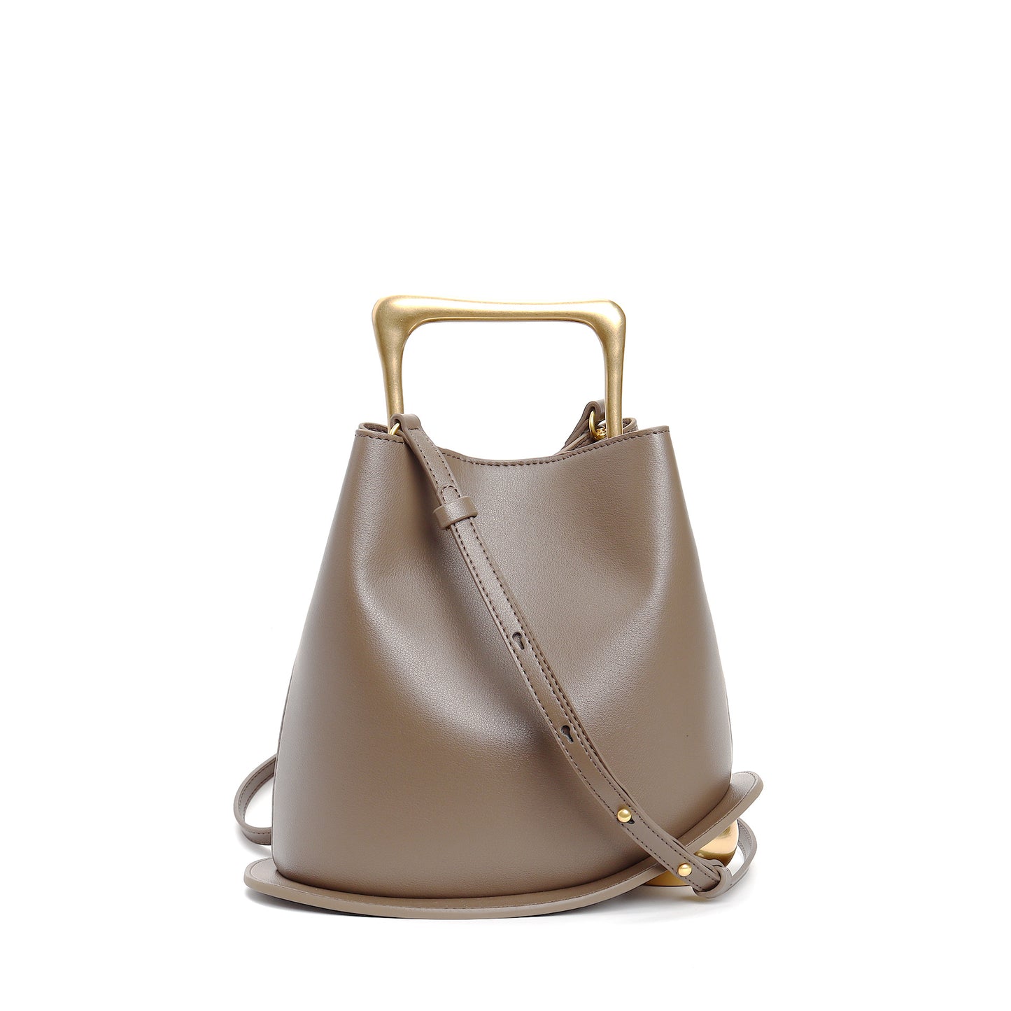 Bucket Bag Wooden Portable Messenger Bag Female 58A690