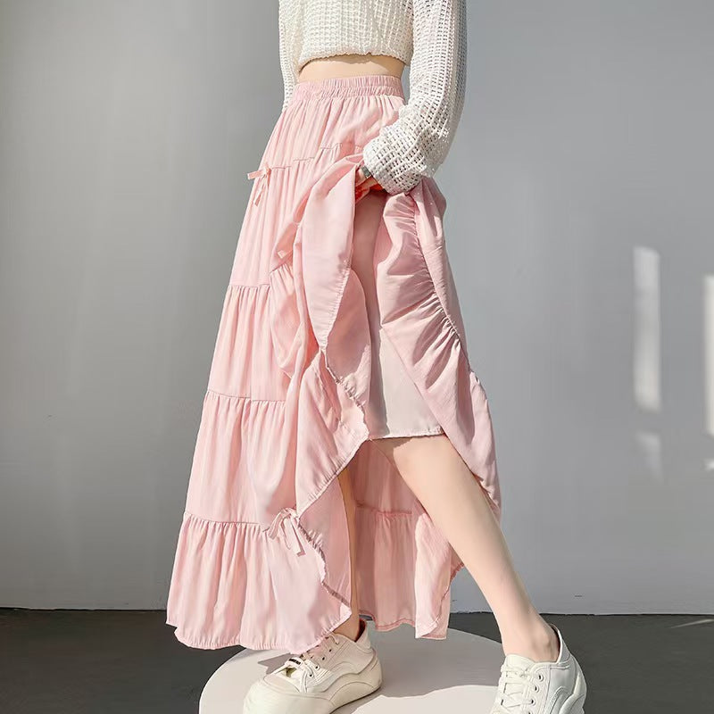 Bow skirt women 69A921