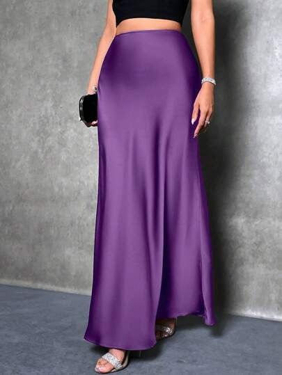 Satin Skirt 69A692