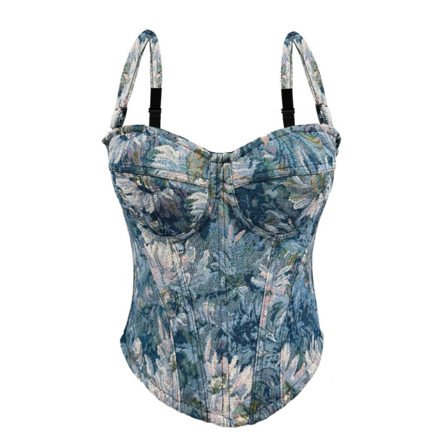 Sling Inside and Outside, Chest Padded Bra 69A749