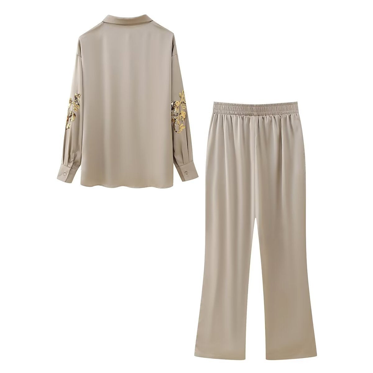 Sequin Embroidery Suit Female SA347